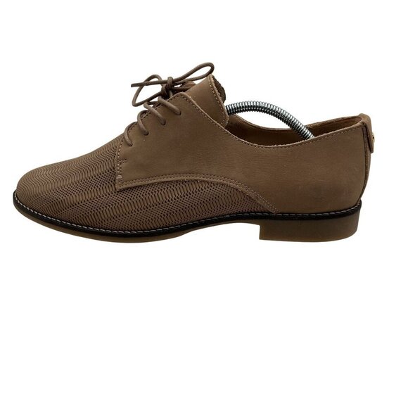 ALDO NEW Mens10 Maedagua Lace Up Oxford Shoes Suede Mesh Beige Portugal Made main image 9